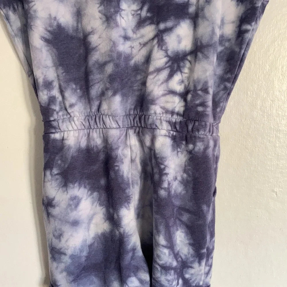 Justice size 10 Romper‎ Blue & White